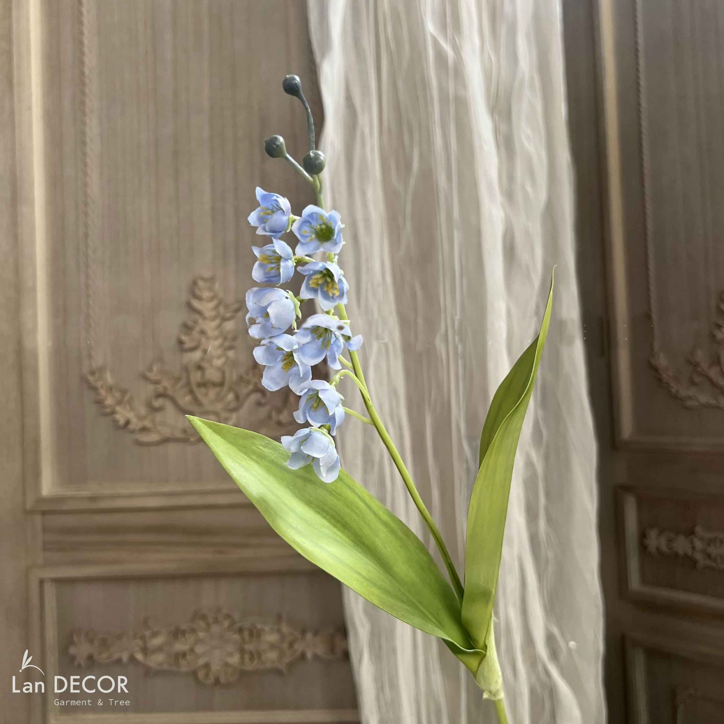 Hoa Giả Decor - Cành Linh Lan Giả Trang Trí Nhà Xinh Xắn (40cm)- HC1183