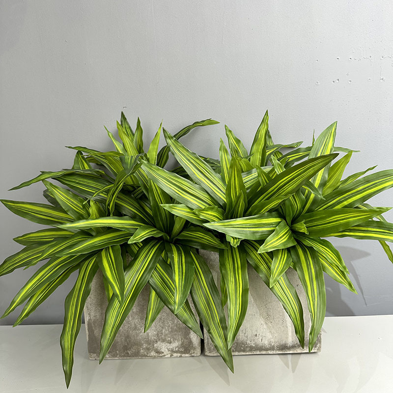 Cành Lá Giả Decor- Cành Thiết Mộc Lan Giả Trang Trí (45cm)- HC1303