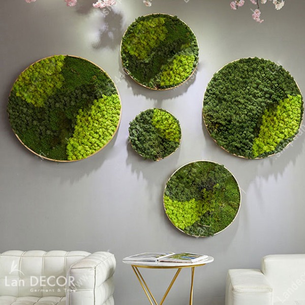 Tường rêu giả Tổng Kho Sỉ Cây Giả Trang Trí Lan Decor - Giá Từ Nhà Sản Xuất