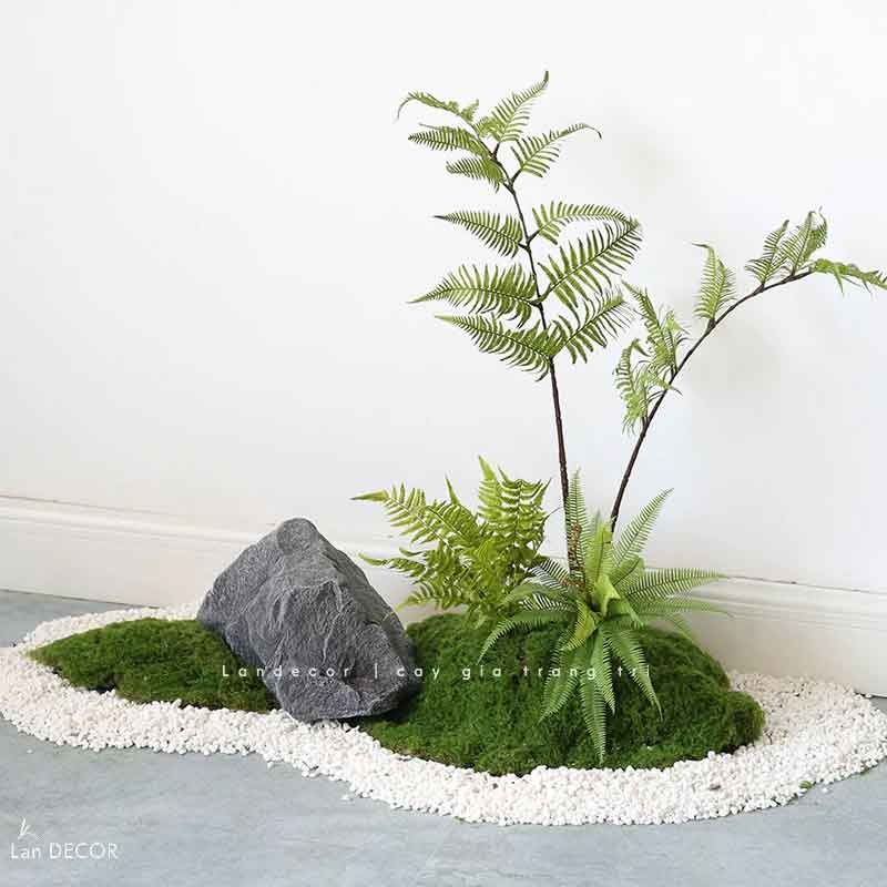 Dương Xỉ Giả- Dương Xỉ Culi Trang Trí Bồn Tiểu Cảnh Xanh Tự Nhiên (170cm)- CC1062