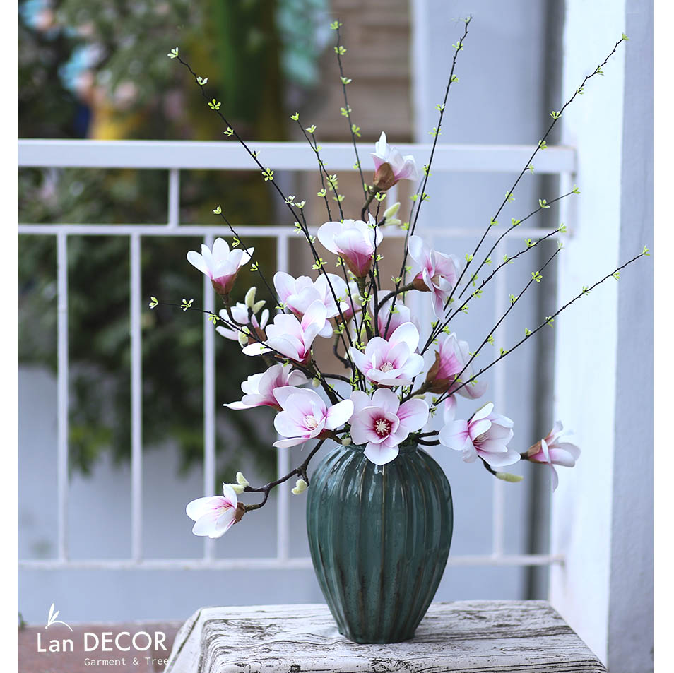Bình hoa mộc lan trang trí nhà đẹp LanDecor - BH1168