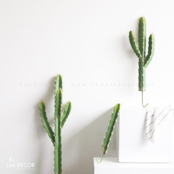 Xương Rồng Giả- Xương Rồng Ống 2 Tay Thiết Kế Tiểu Cảnh (85CM) - HC979