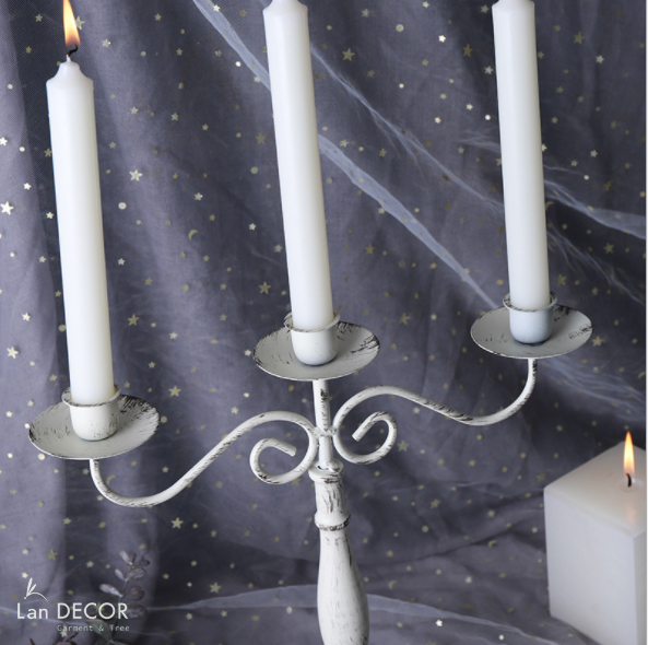 KỆ NẾN 3 ĐẦU TRANG TRÍ LANDECOR - DC038