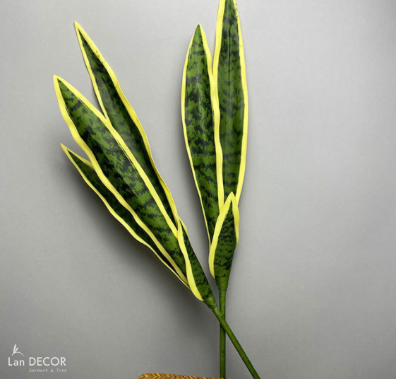 Cành Lá Giả Trang Trí, Cành Lưỡi Hổ Thiết Kế Tiểu cảnh -HC1087