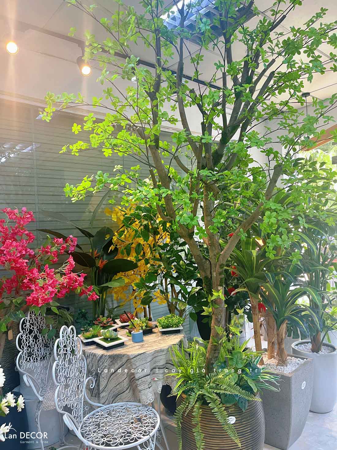 Thiết Kế Cây Thạch Nam Giả Tạo Không Gian Xanh Tươi, Đẹp Mắt (280cm)- CC1213