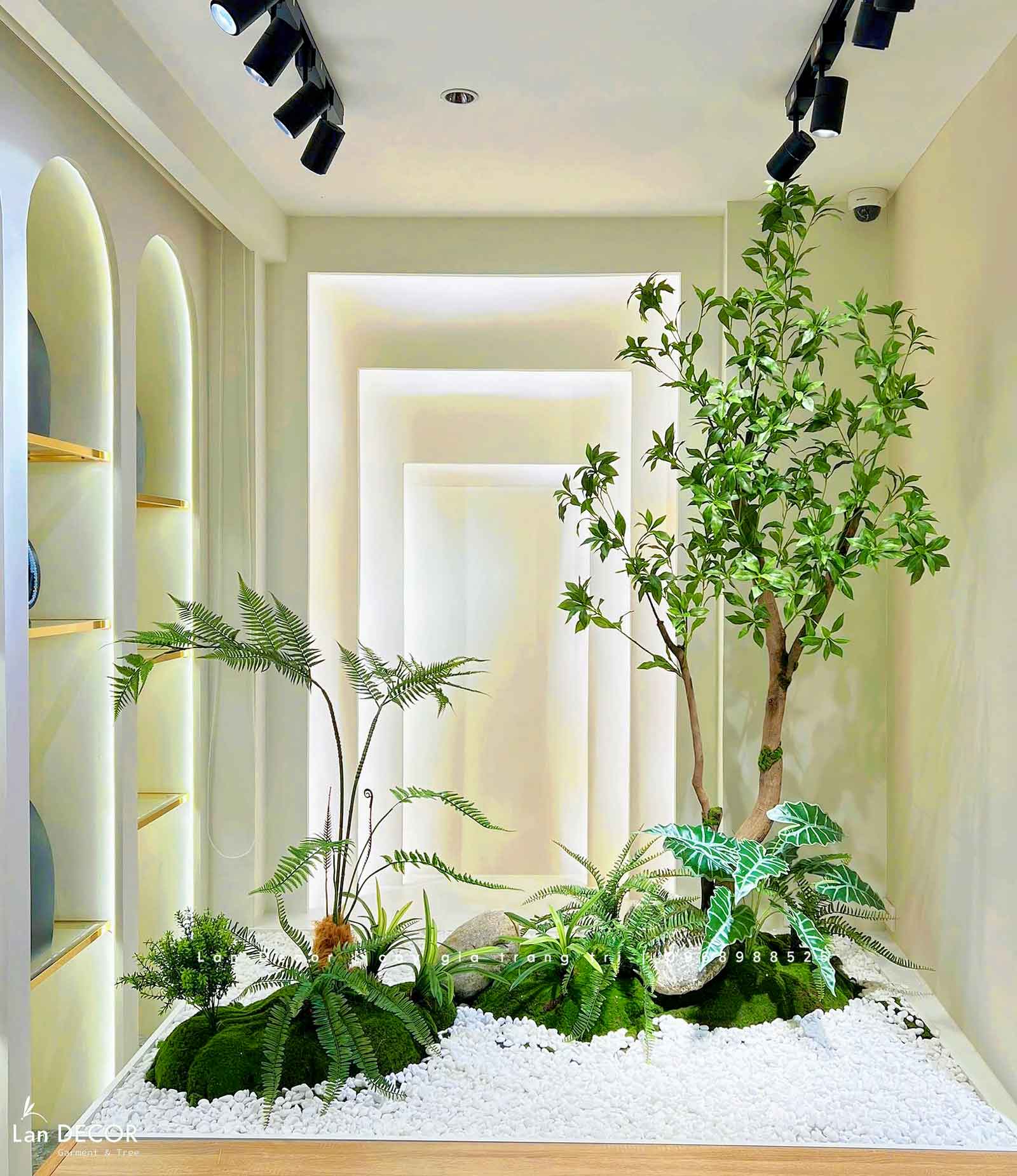 Thi Công Tiểu Cảnh Cây Giả - Tiểu Cảnh Cây Linh Sơn Thiết Kế Không Gian Hiện Đại