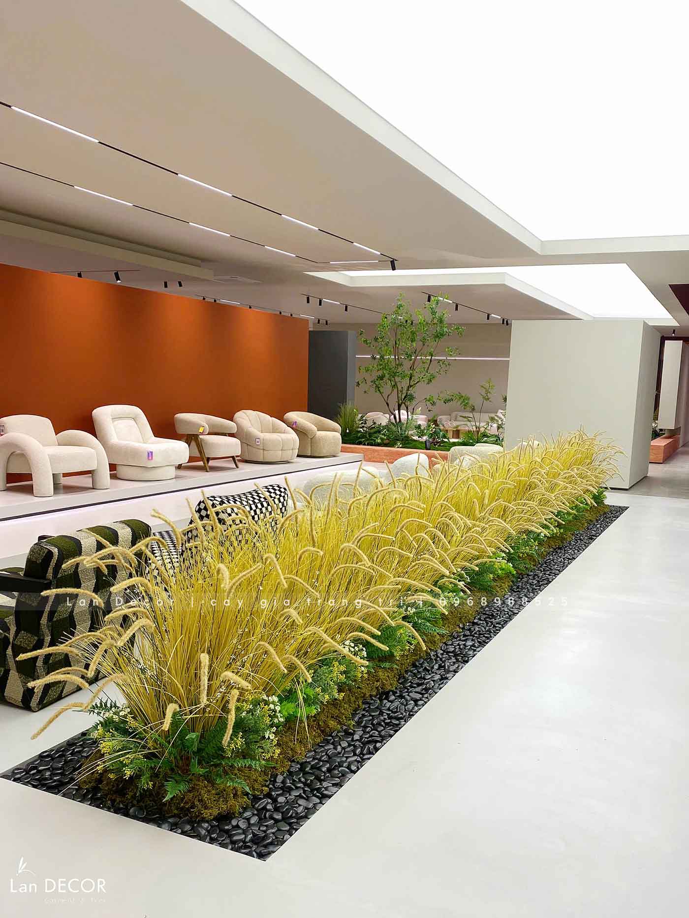 Thiết Kế Tiểu Cảnh Không Gian Xanh, Decor Lau Giả Tạo Điểm Nhấn Ấn Tượng, Hiện Đại