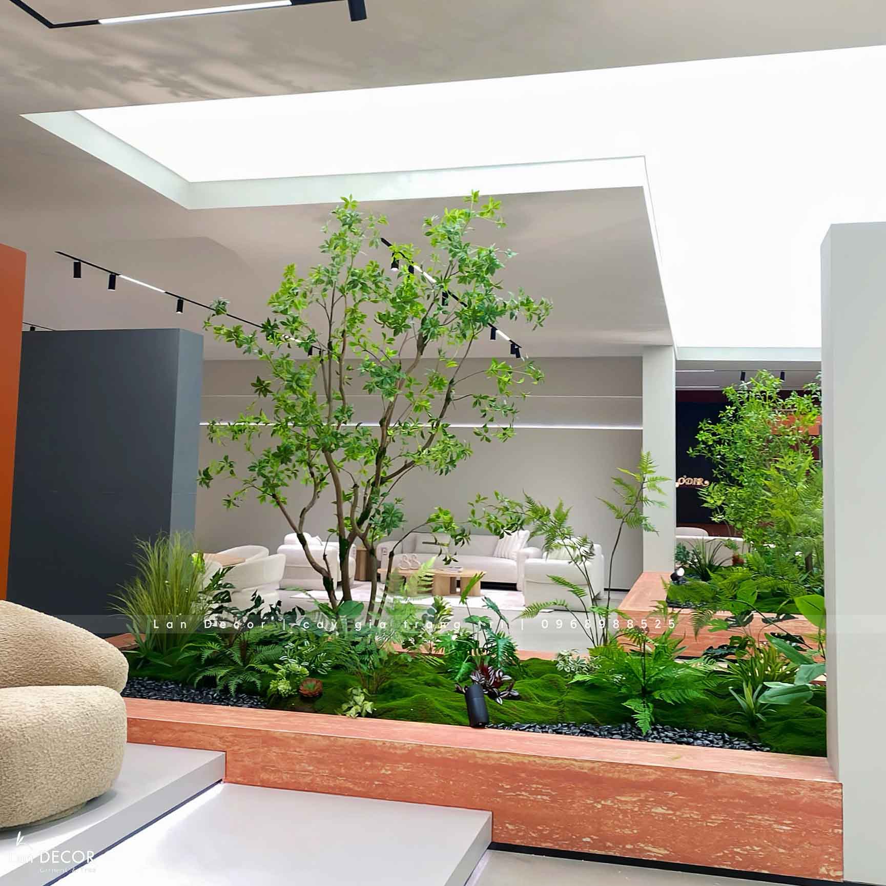 Thiết Kế Tiểu Cảnh Không Gian Xanh, Decor Lau Giả Tạo Điểm Nhấn Ấn Tượng, Hiện Đại