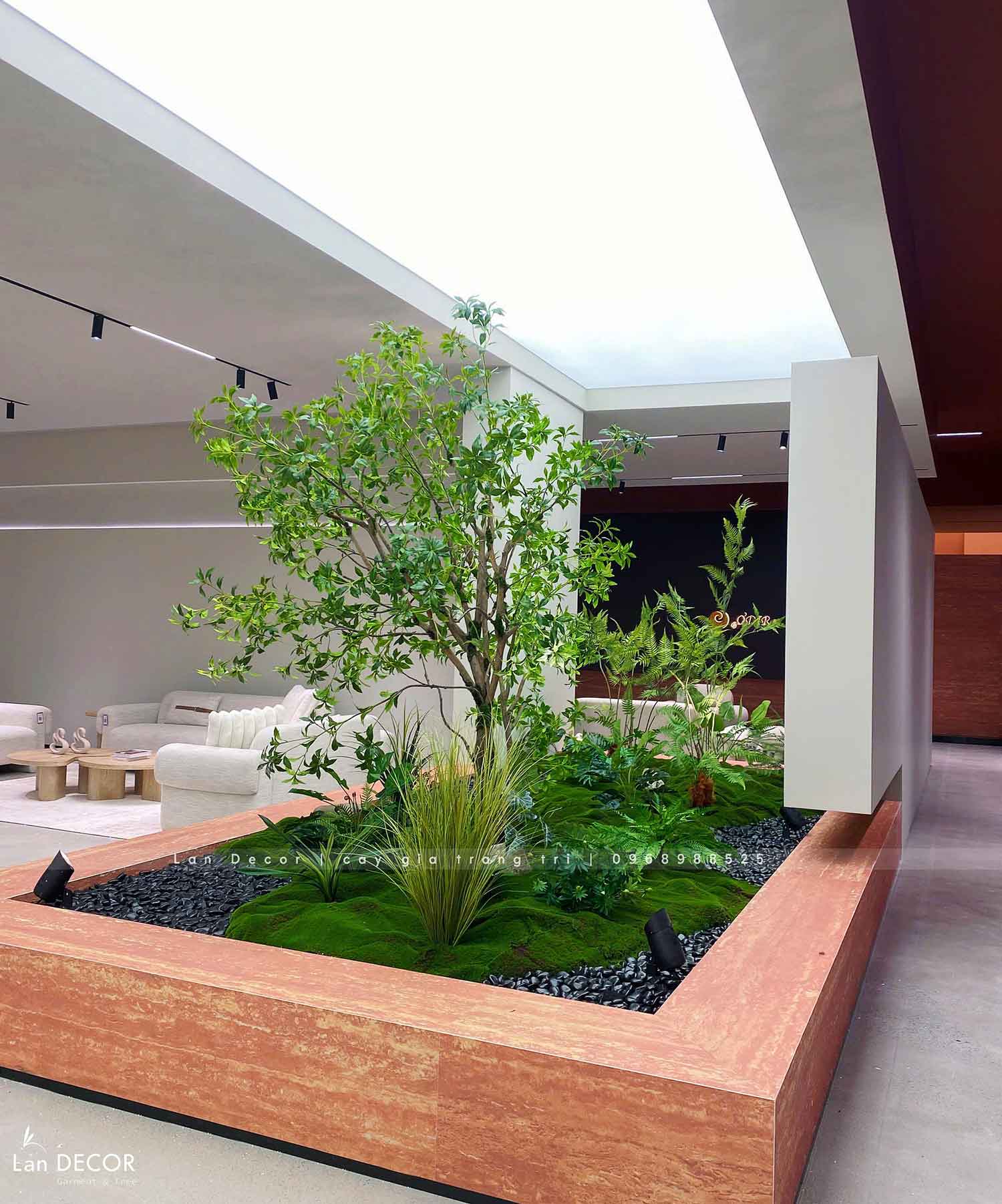 Thiết Kế Tiểu Cảnh Không Gian Xanh, Decor Lau Giả Tạo Điểm Nhấn Ấn Tượng, Hiện Đại