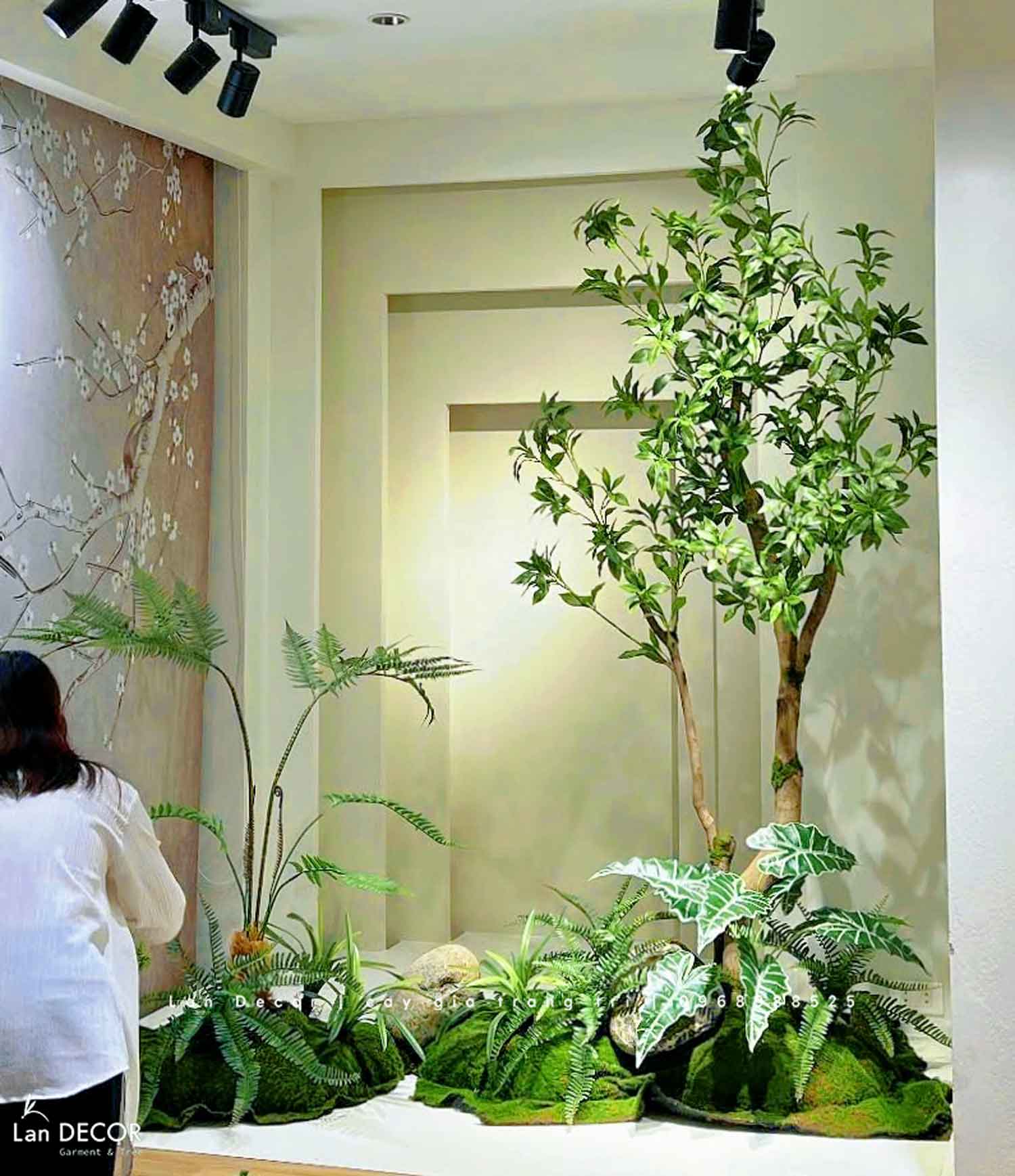 Thi Công Tiểu Cảnh Cây Giả - Tiểu Cảnh Cây Linh Sơn Thiết Kế Không Gian Hiện Đại