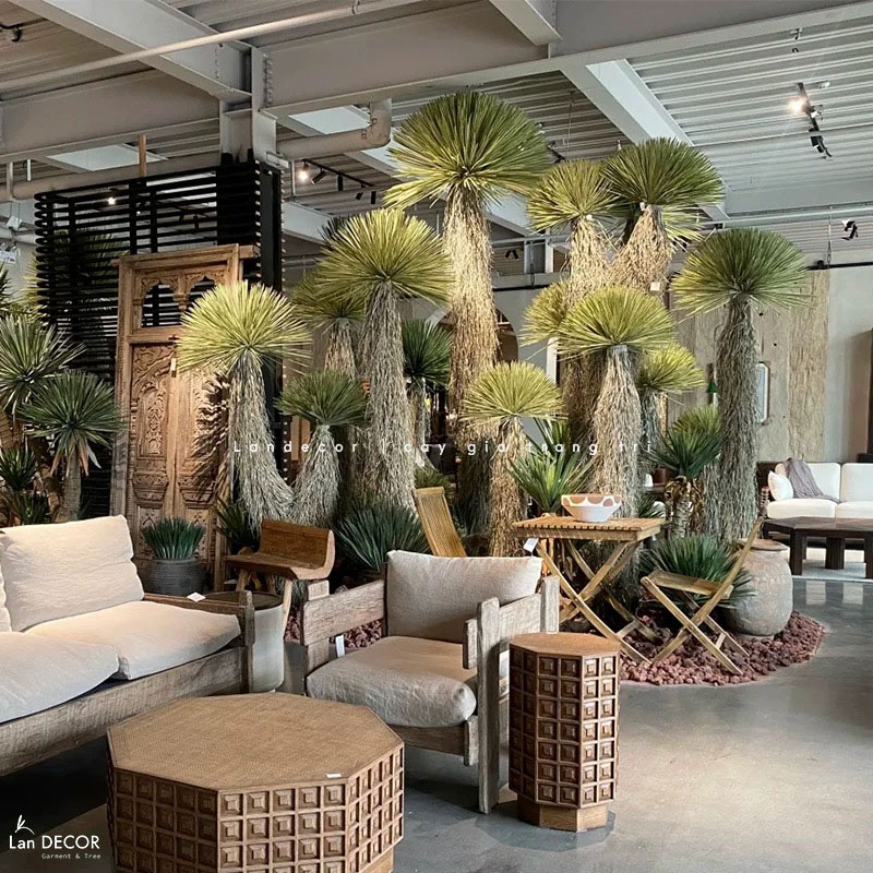 Cây Giả Decor - Cây Yucca Giả Decor Phong Cách Nhiệt Đới (180cm)- LC3854