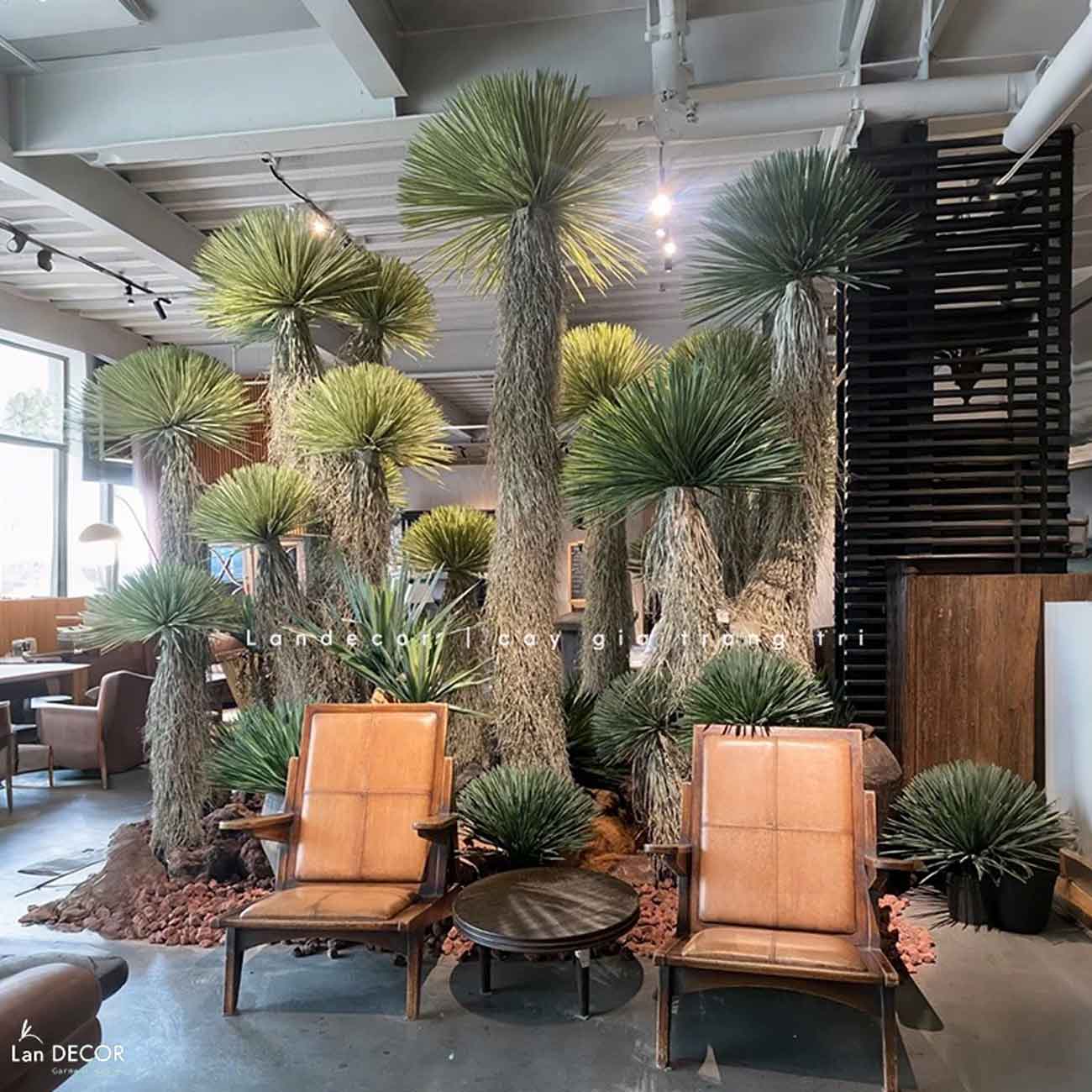 Cây Giả Decor - Cây Yucca Giả Decor Phong Cách Nhiệt Đới (180cm)- LC3854