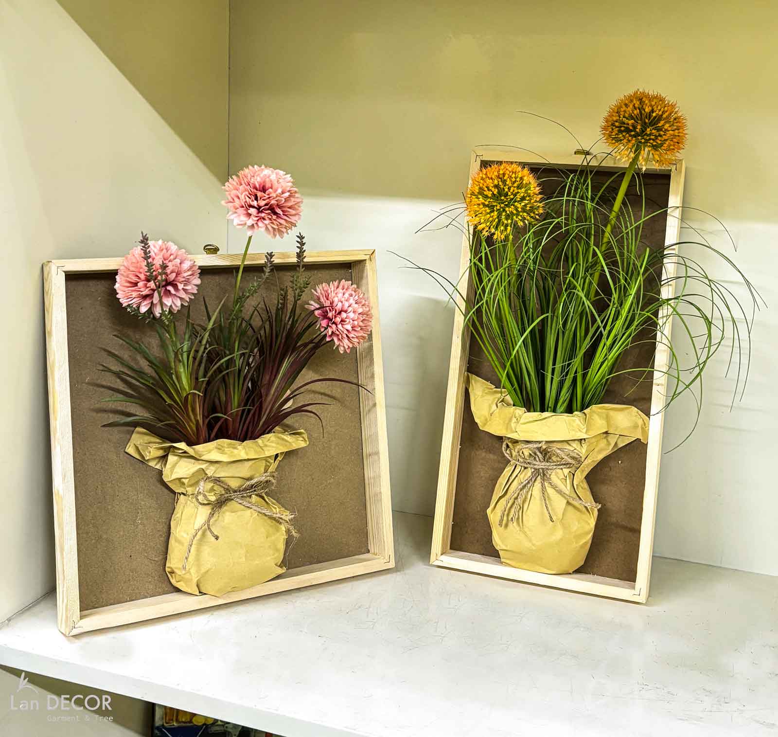 Tranh hoa treo tường phong cách hiện đại- KTH031 (20x40cm)