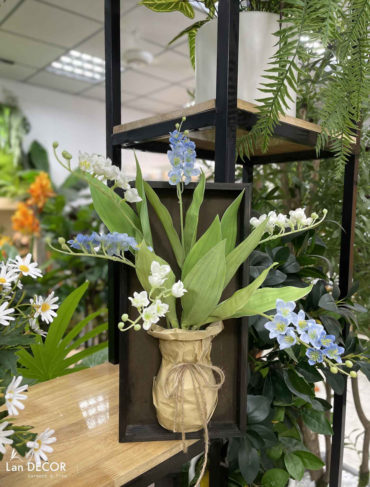 Tranh hoa treo tường phong cách hiện đại- KTH031 (20x40cm)