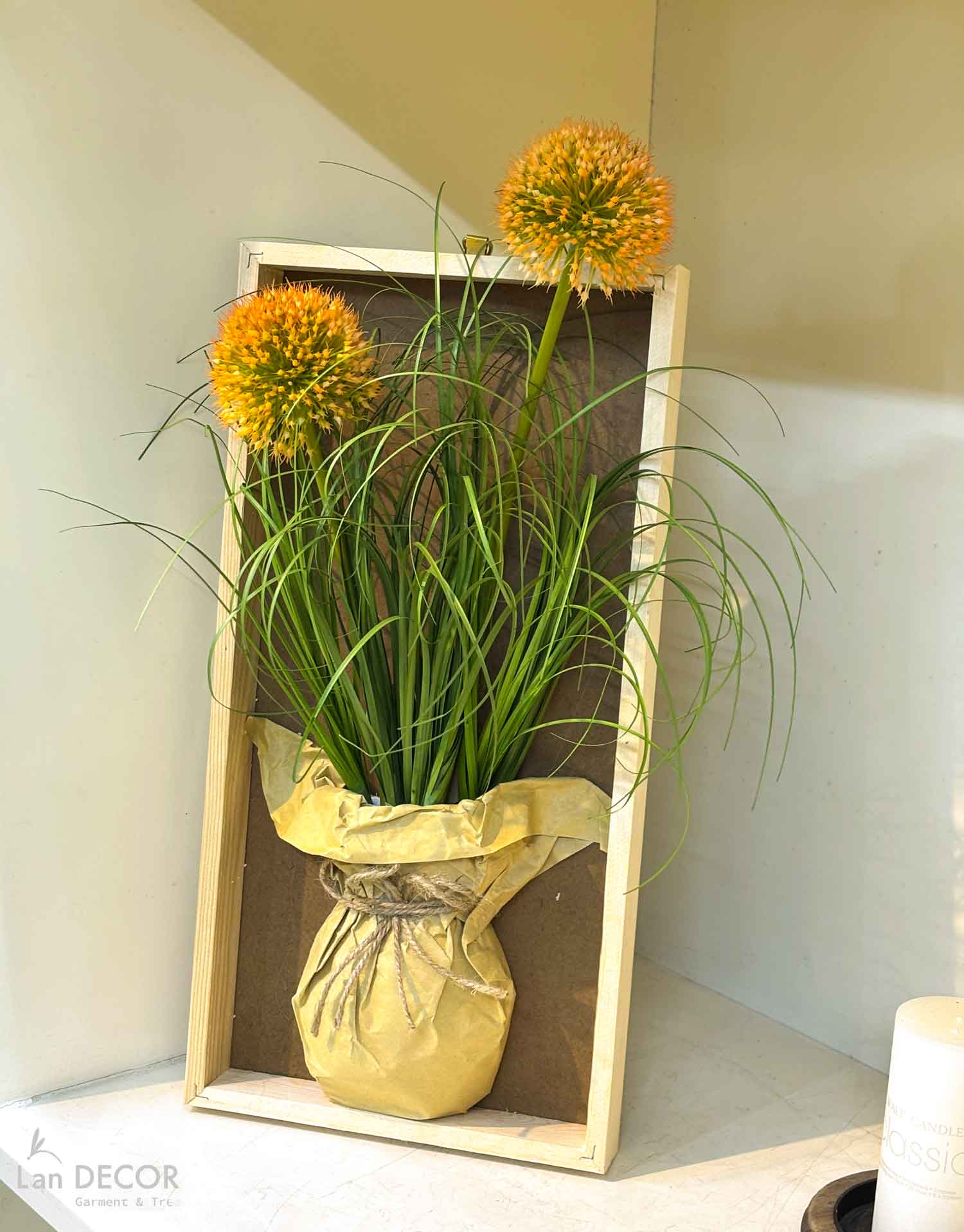 Tranh hoa treo tường phong cách hiện đại- KTH031 (20x40cm)