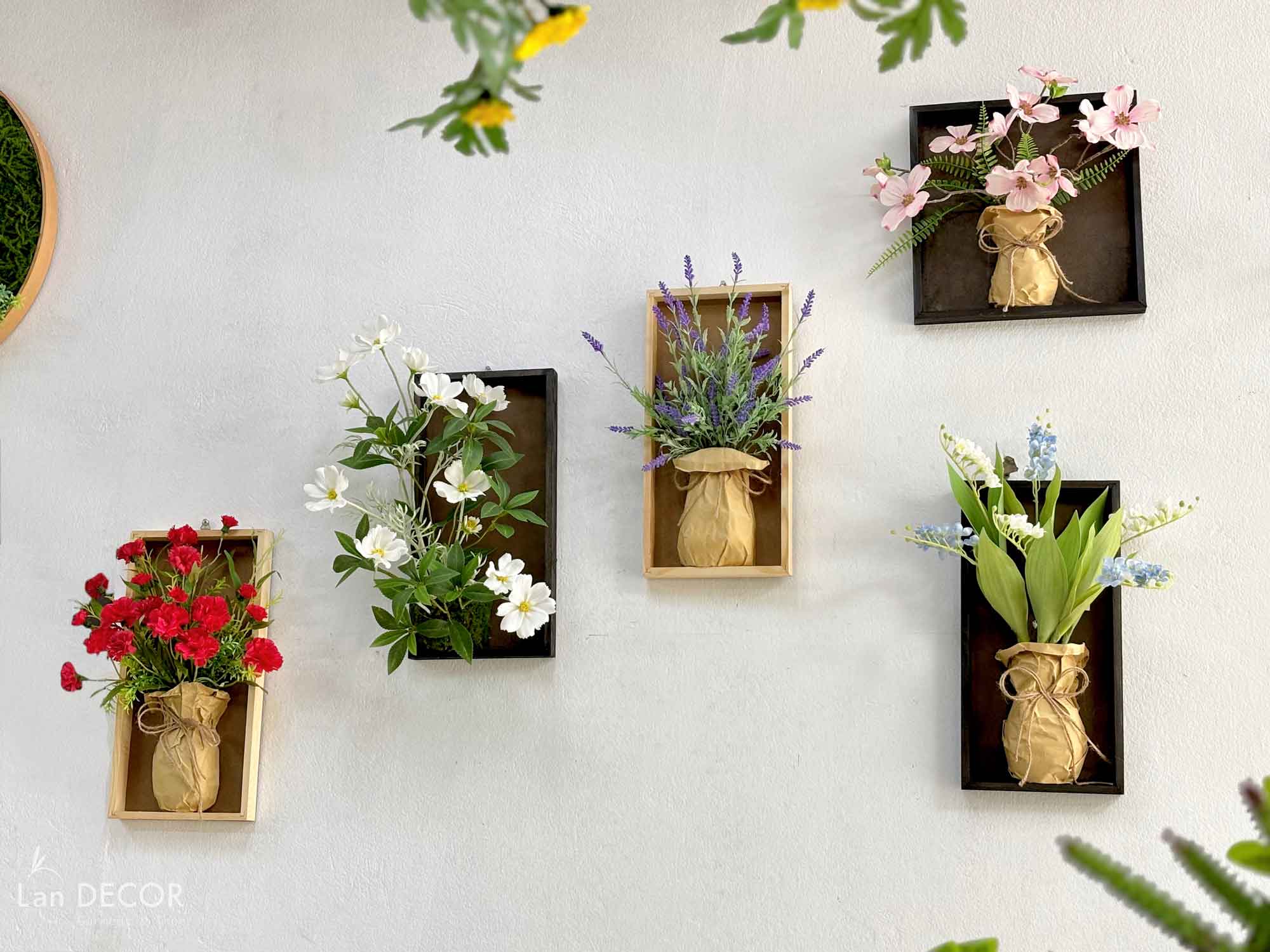 Tranh bộ treo tường- Tranh treo tường hoa nghệ thuật, tinh tế