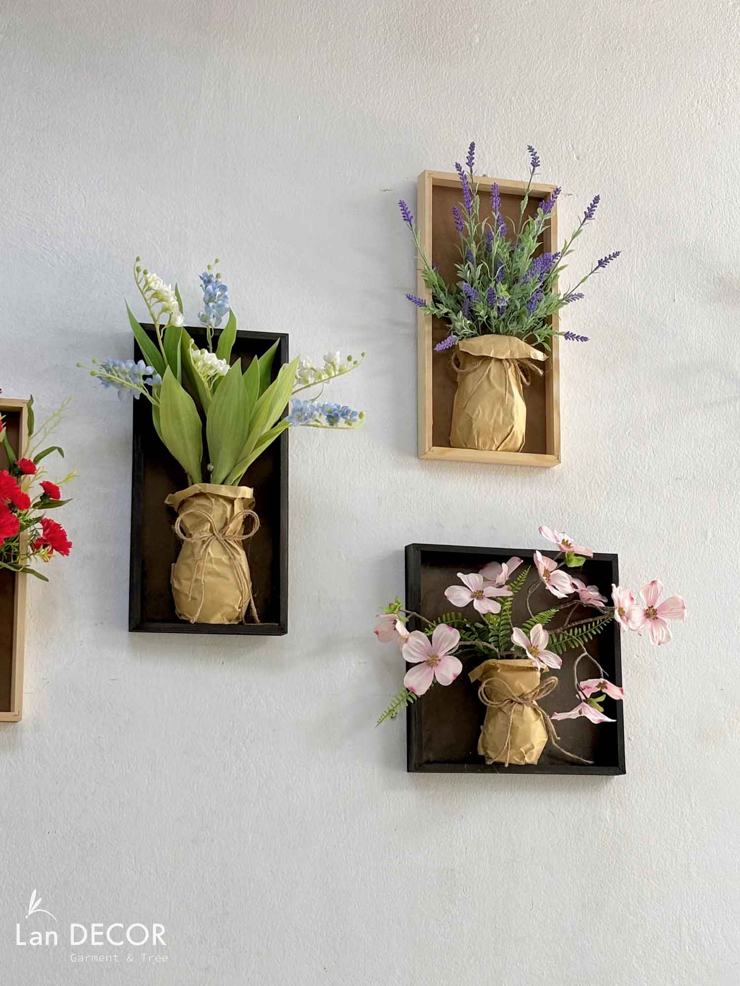 Tranh bộ treo tường- Tranh treo tường hoa nghệ thuật, tinh tế