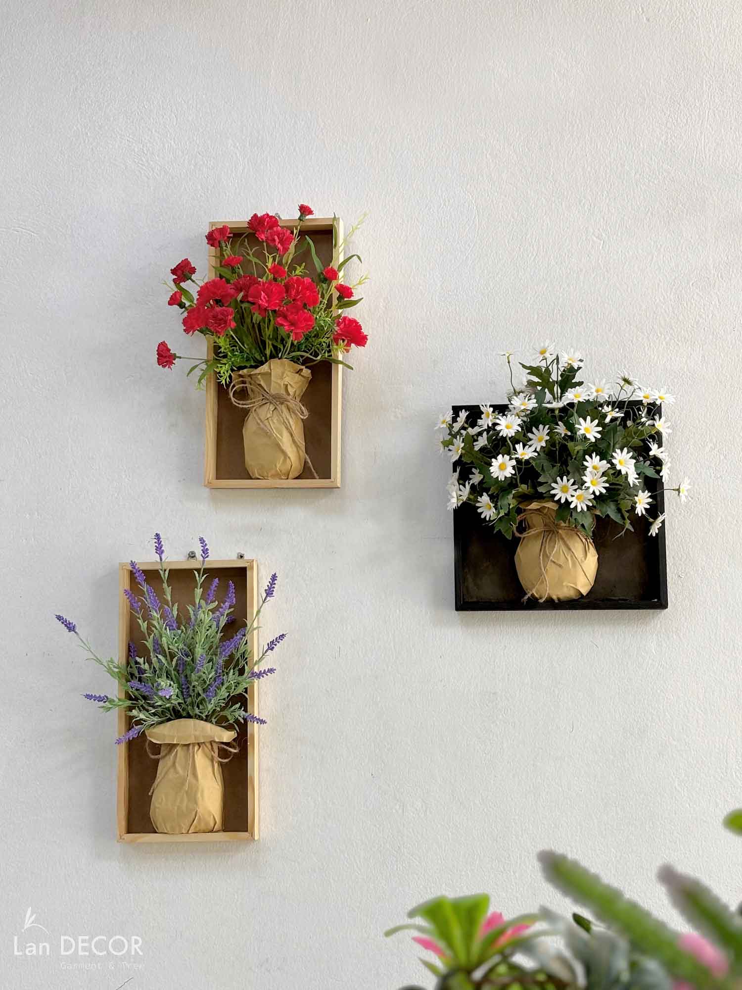 Tranh bộ treo tường- Tranh treo tường hoa nghệ thuật, tinh tế