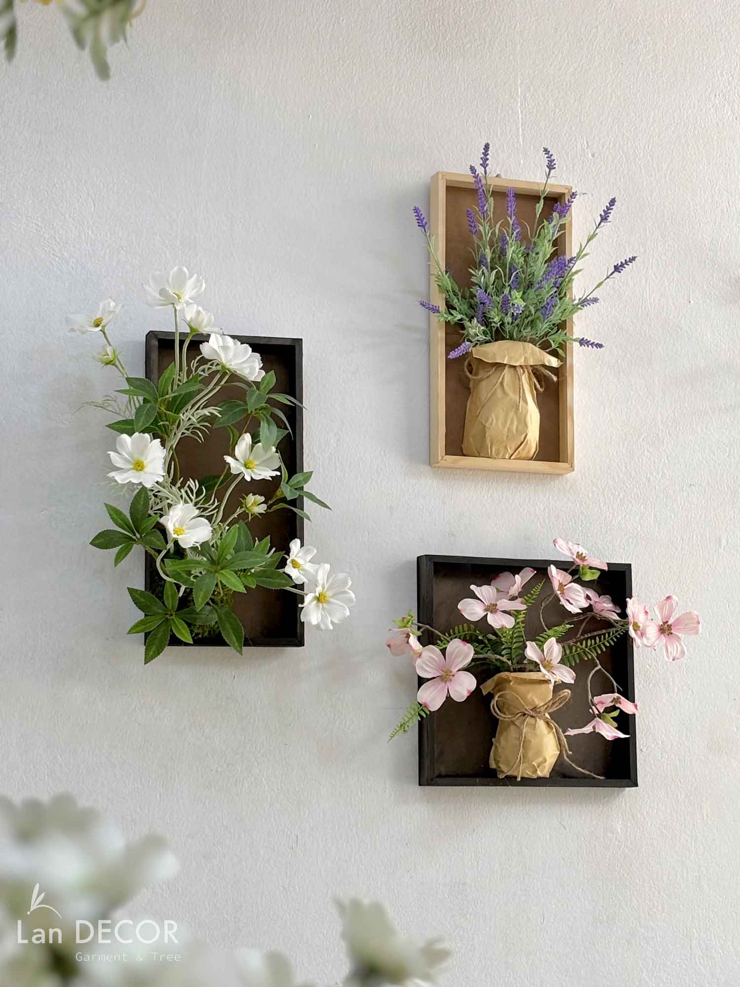 Tranh bộ treo tường- Tranh treo tường hoa nghệ thuật, tinh tế