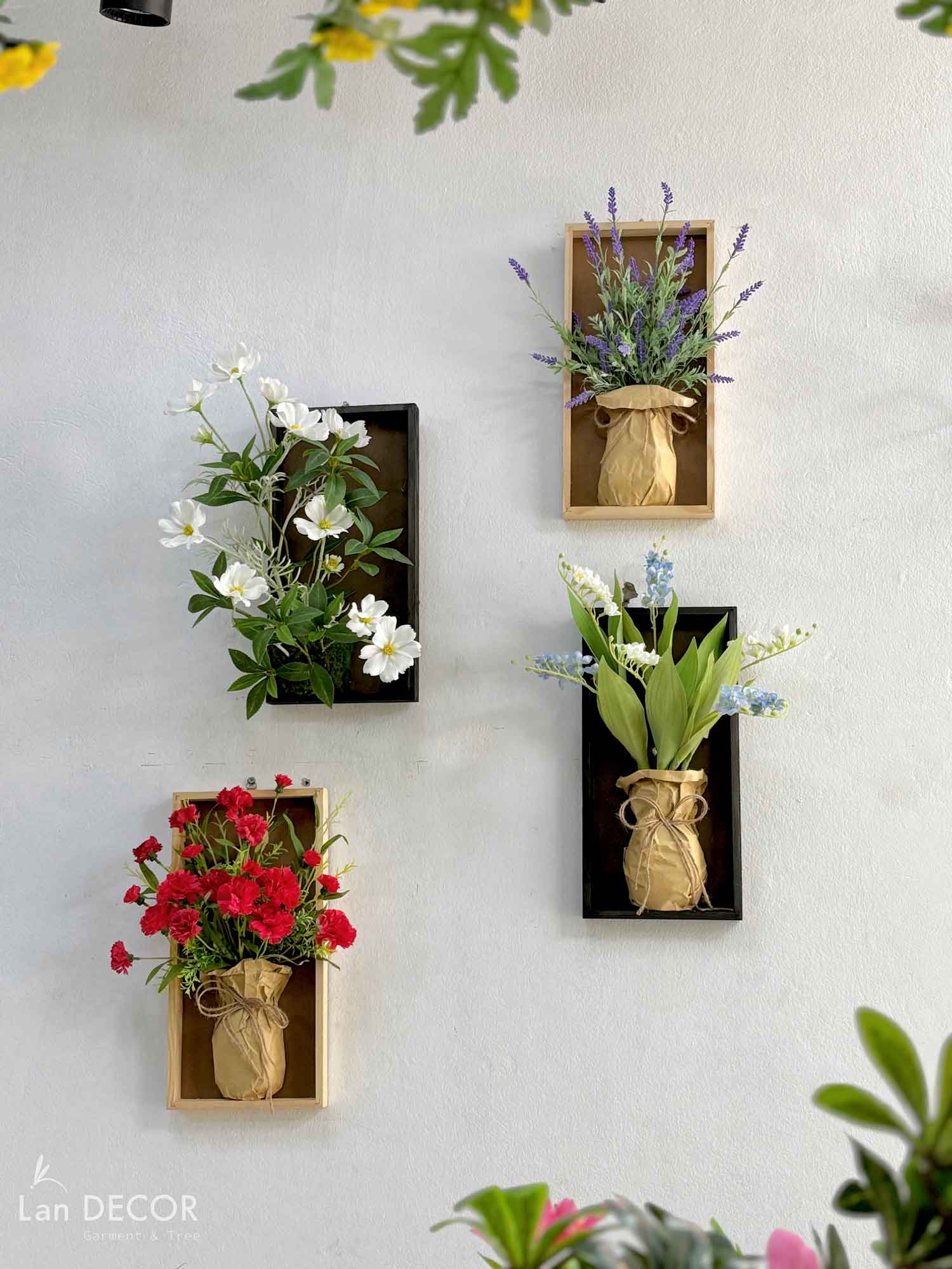 Tranh bộ treo tường- Tranh treo tường hoa nghệ thuật, tinh tế