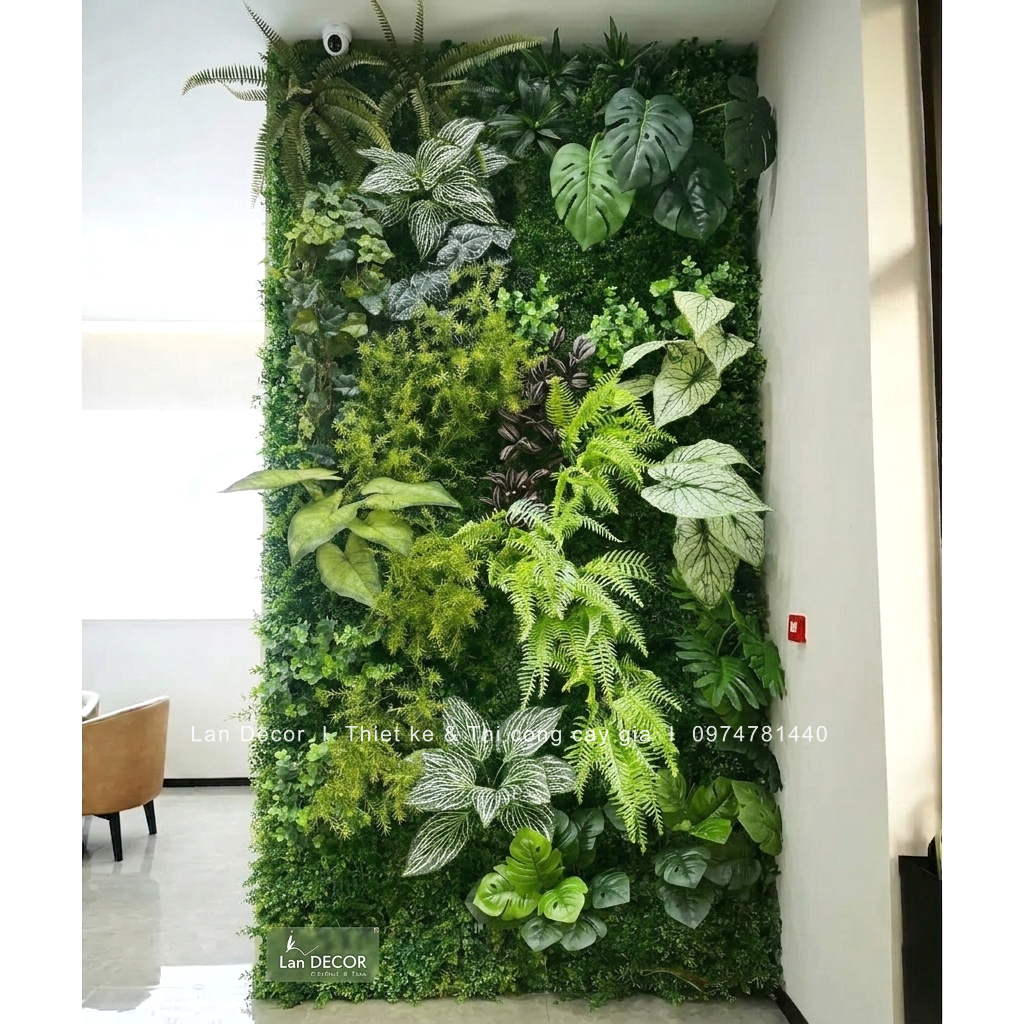 Tường Cây Giả - Thiết Kế Tường Cây Giả Trang Trí Không Gian- TC192