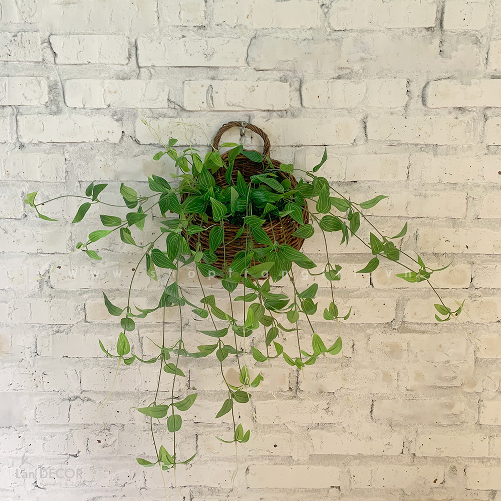 Giỏ kim ngân treo tường trang trí Landecor - CC387