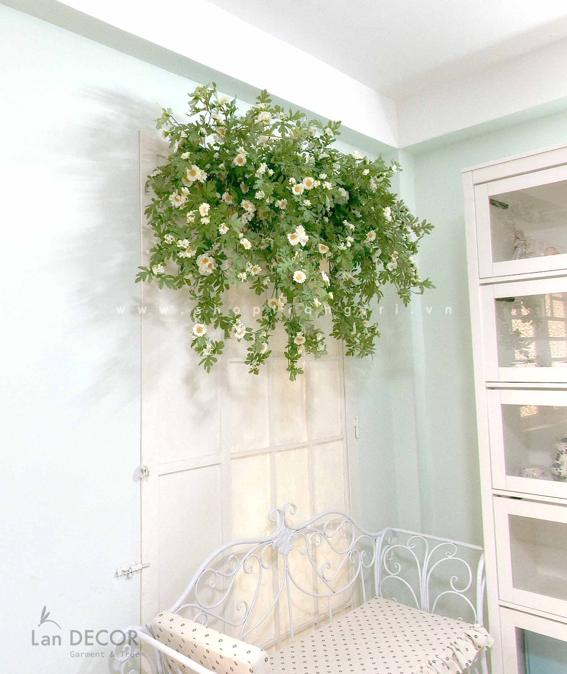 BỒN HOA DÃ QUỲ TRANG TRÍ SANG TRỌNG, ĐỘC ĐÁO (80CM) - BC115