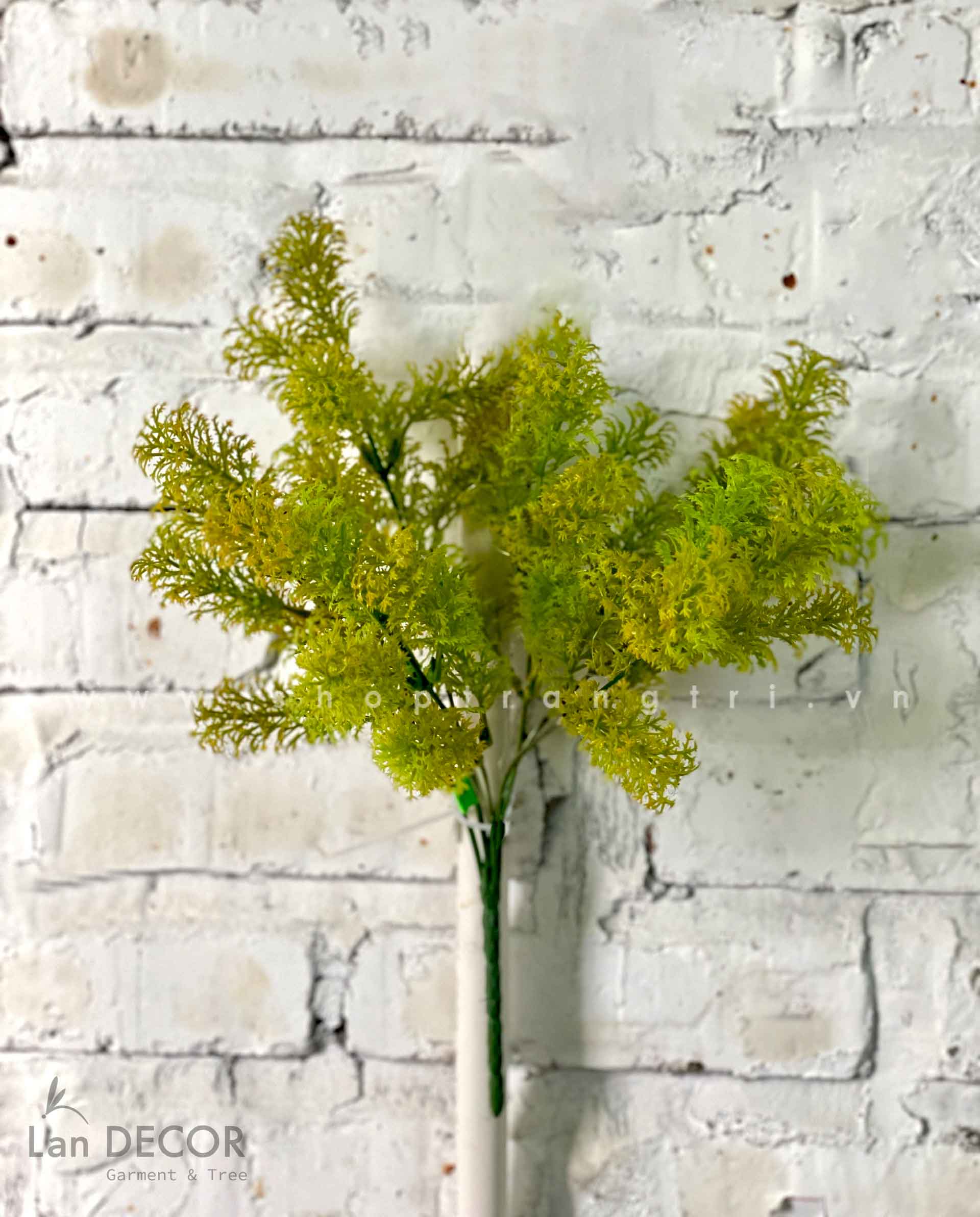 Cành rong biển la hán vàng trang trí (35cm) - HC1152