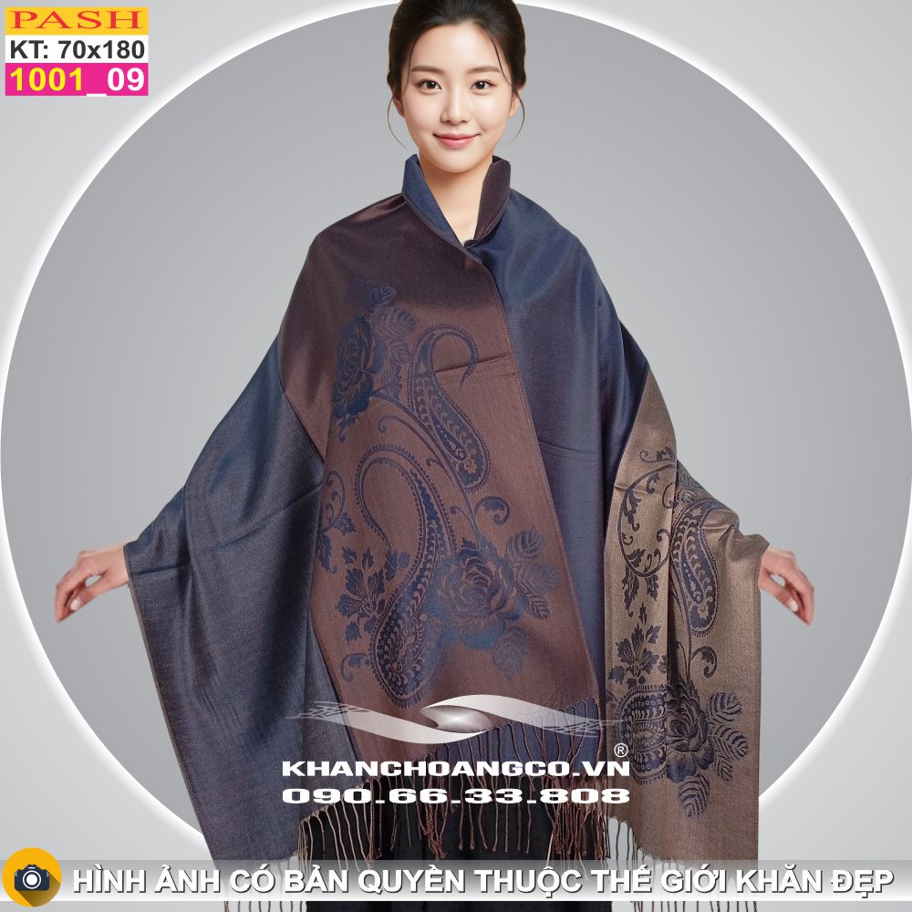 Khăn Choàng Cổ Pashmina Họa Tiết 1001_9