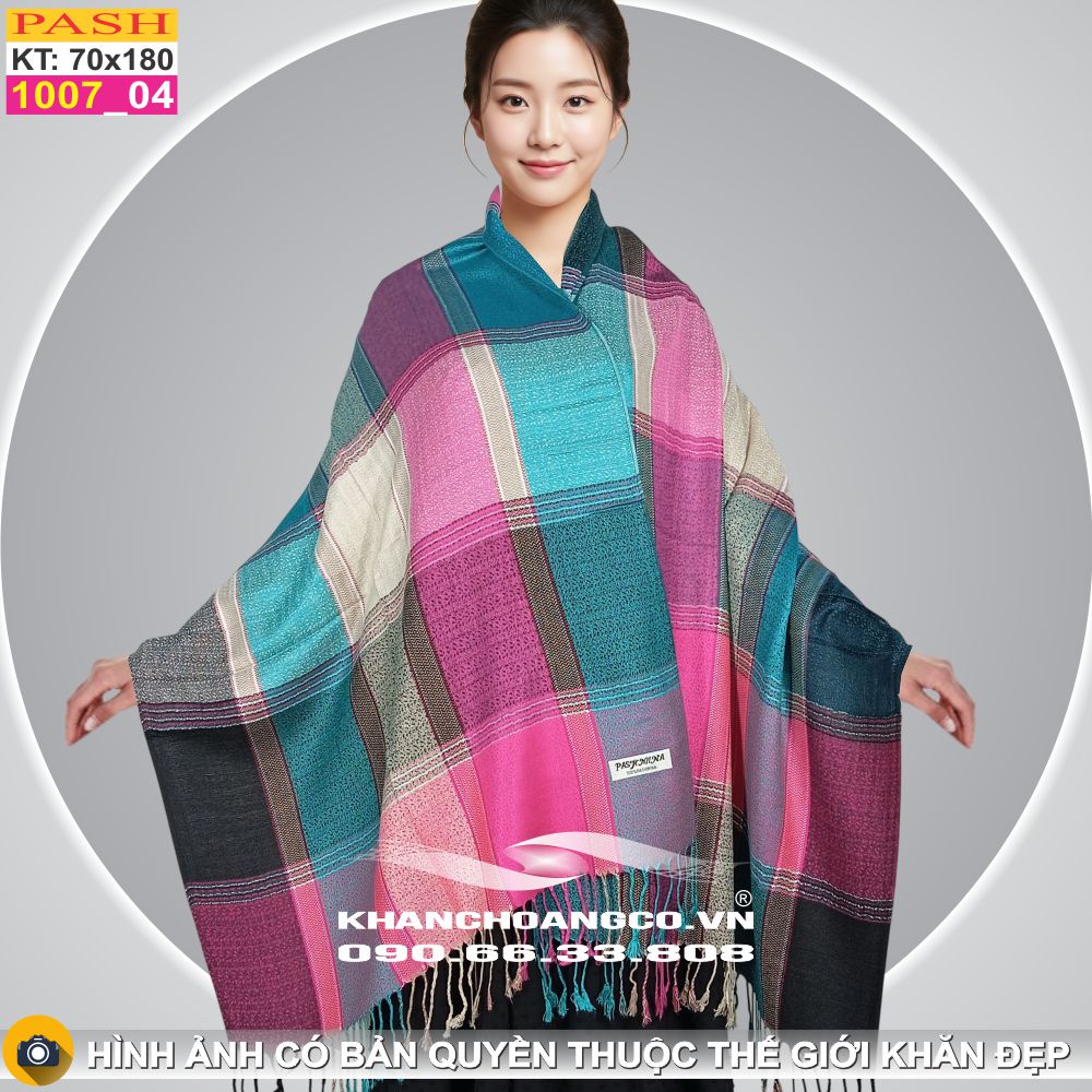 Khăn Choàng Cổ Pashmina Họa Tiết 1007_4