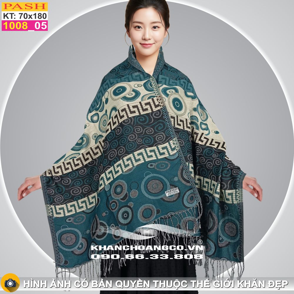 Khăn Choàng Cổ Pashmina Họa Tiết 1008_5