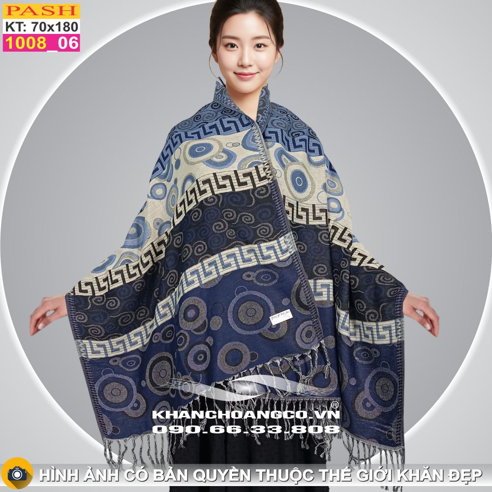 Khăn Choàng Cổ Pashmina Họa Tiết 1008_6