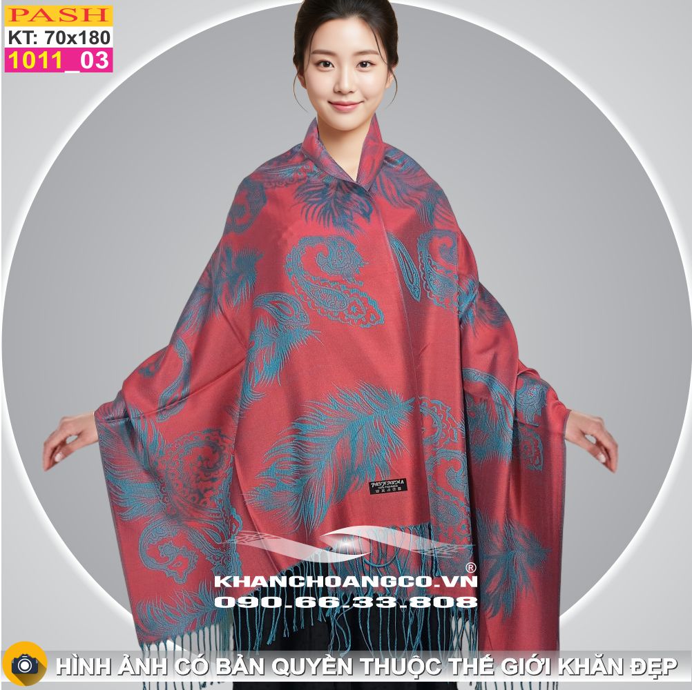 Khăn Choàng Cổ Pashmina Họa Tiết 1011_3
