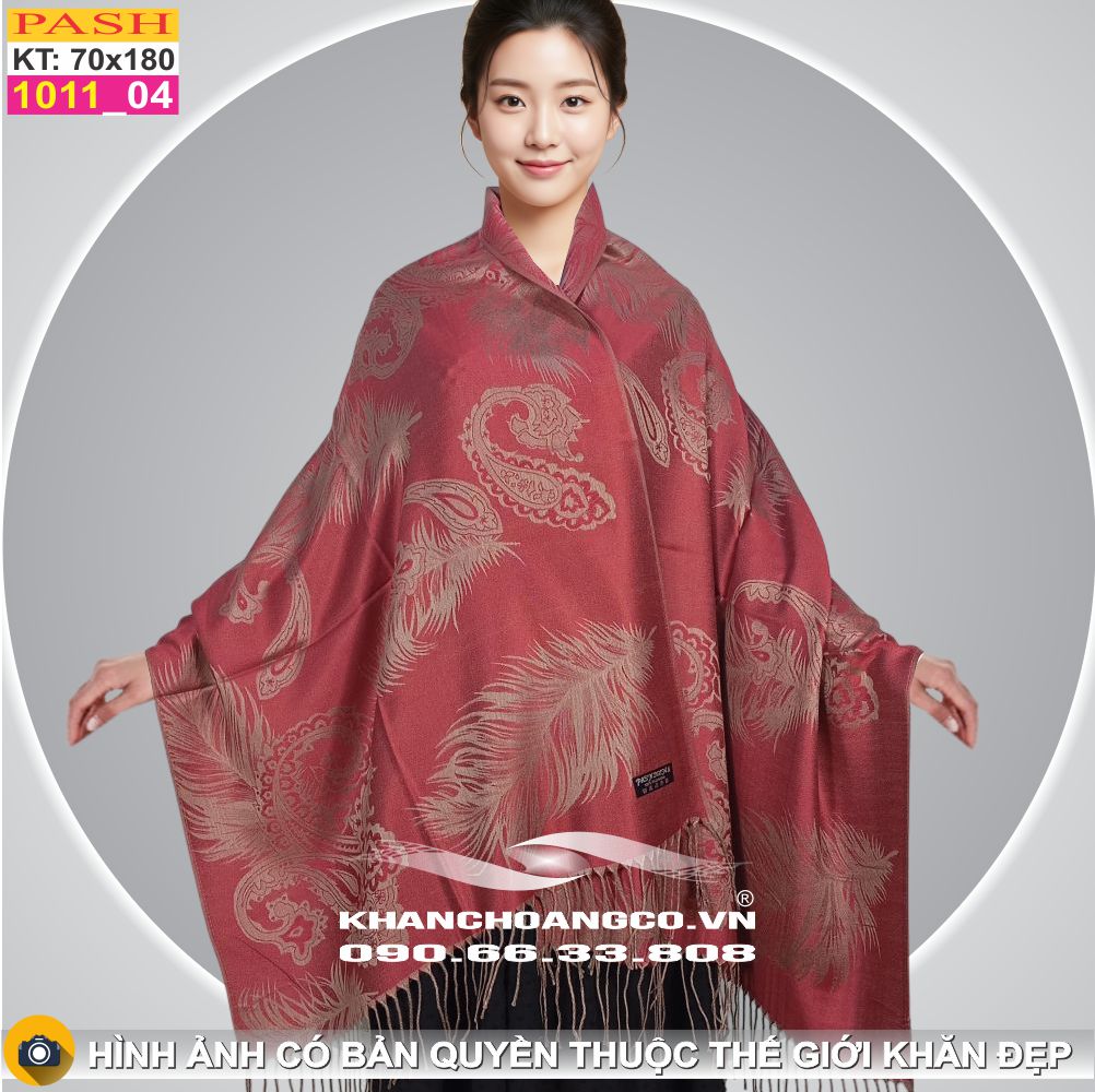 Khăn Choàng Cổ Pashmina Họa Tiết 1011_4