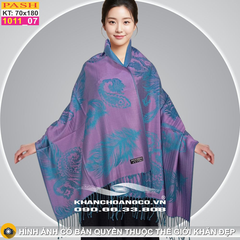 Khăn Choàng Cổ Pashmina Họa Tiết 1011_7