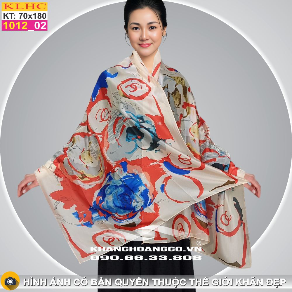 Khăn Choàng Cổ Lụa Thời Trang Thế Giới Khăn Đẹp KLHC 1104_2