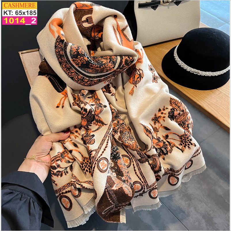 Khăn Choàng Cổ Cashmere Cao Cấp Thế Giới Khăn Đẹp C_1014_1