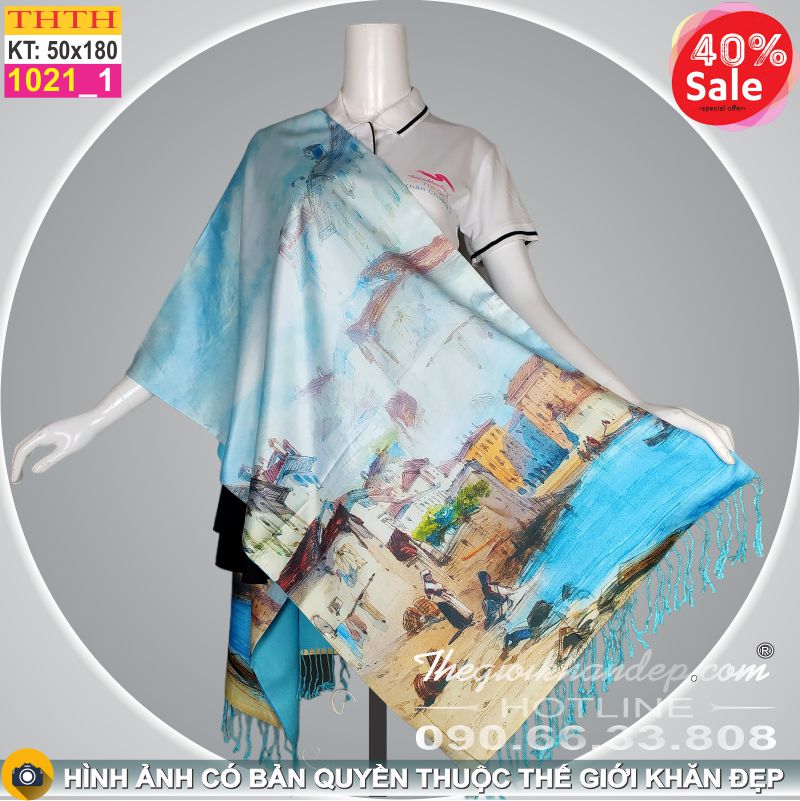 Khăn Choàng Tằm Hoa Cao Cấp THTH 1021_1