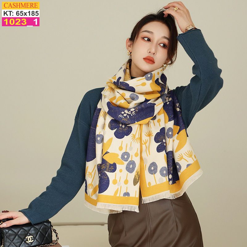 Khăn Choàng Cổ Cashmere Cao Cấp Thế Giới Khăn Đẹp CASHMERE 1023_1