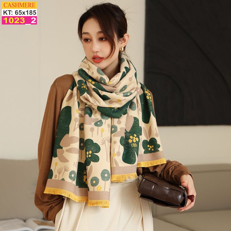 Khăn Choàng Cổ Cashmere Cao Cấp Thế Giới Khăn Đẹp CASHMERE 1023_2