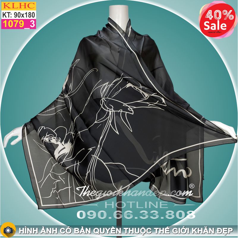 Khăn Choàng Cổ Lụa Thời Trang Thế Giới Khăn Đẹp KLHC 1023_2