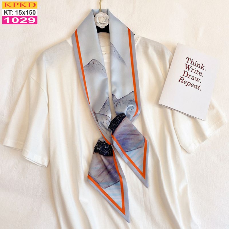 Khăn Phụ Kiện Lụa Dài 15-150 KPKD_1029