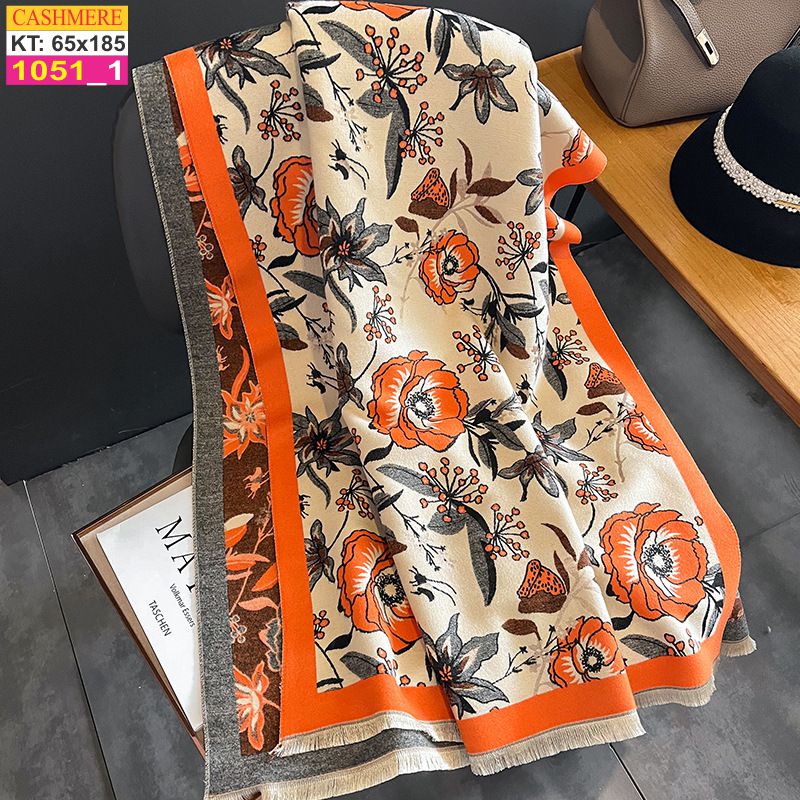 Khăn Choàng Cổ Cashmere Cao Cấp Thế Giới Khăn Đẹp C_1051_1