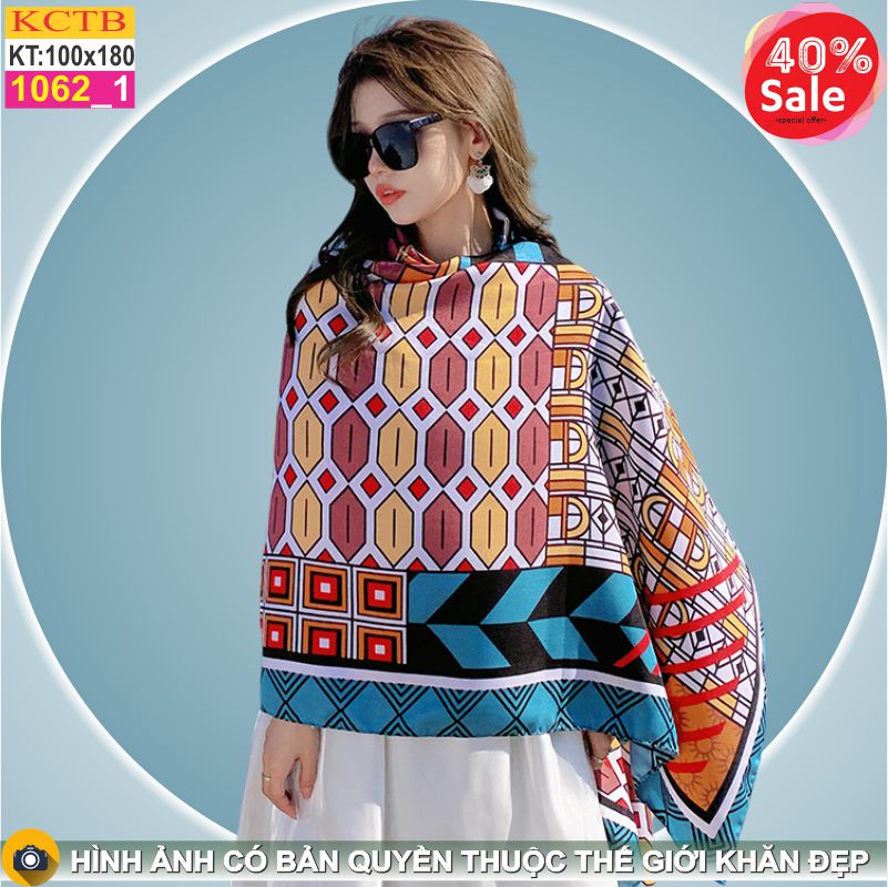 Khăn Choàng Cổ Coton Vải Lanh Thế Giới Khăn Đẹp KHTB1062_1 - Giá bán 90,000 VNĐ