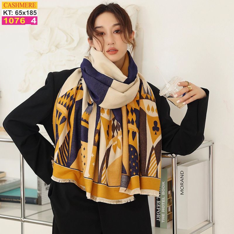 Khăn Choàng Cổ Cashmere Cao Cấp Thế Giới Khăn Đẹp CASHMERE 1076_4