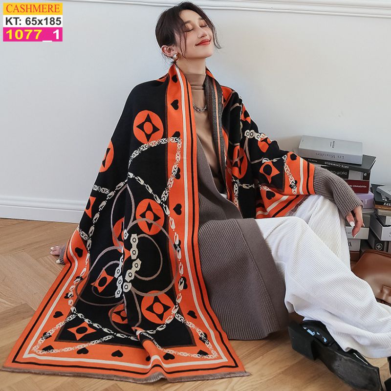 Khăn Choàng Cổ Cashmere Cao Cấp Thế Giới Khăn Đẹp C_1077_1