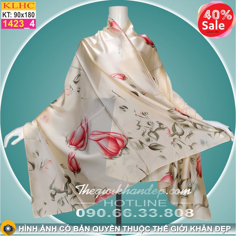 Khăn Choàng Cổ Lụa Thời Trang Thế Giới Khăn Đẹp KLHC 1077_1