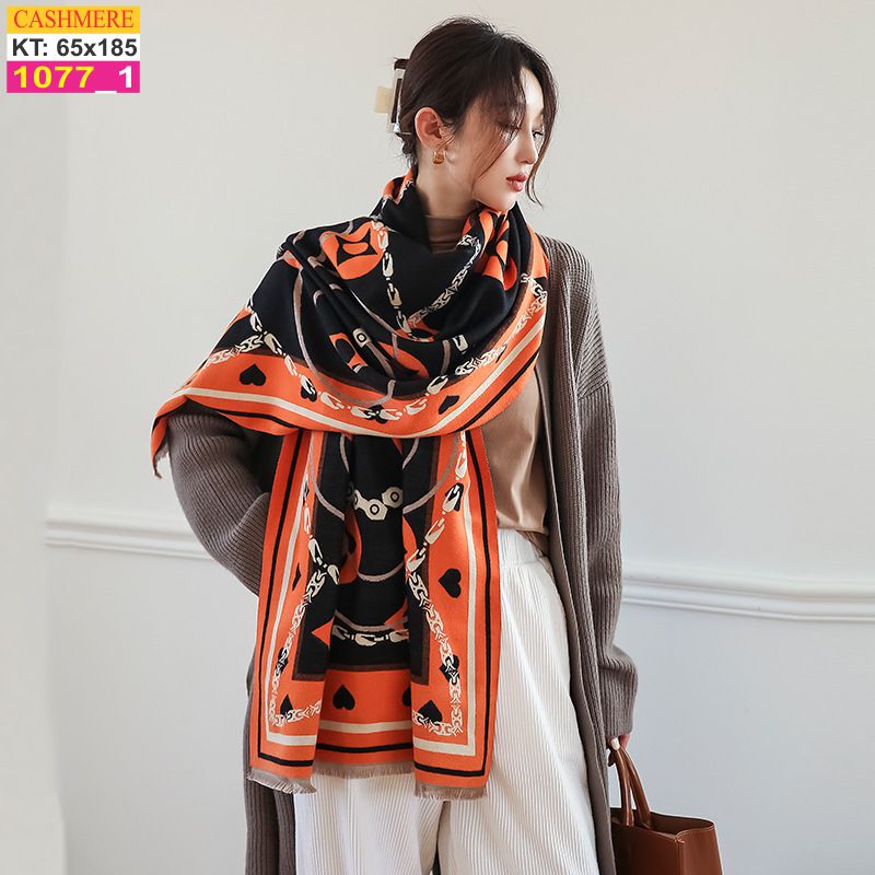 Khăn Choàng Cổ Cashmere Cao Cấp Thế Giới Khăn Đẹp C_1077_1
