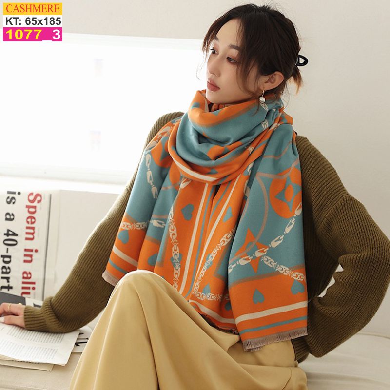 Khăn Choàng Cổ Cashmere Cao Cấp Thế Giới Khăn Đẹp CASHMERE 1077_3