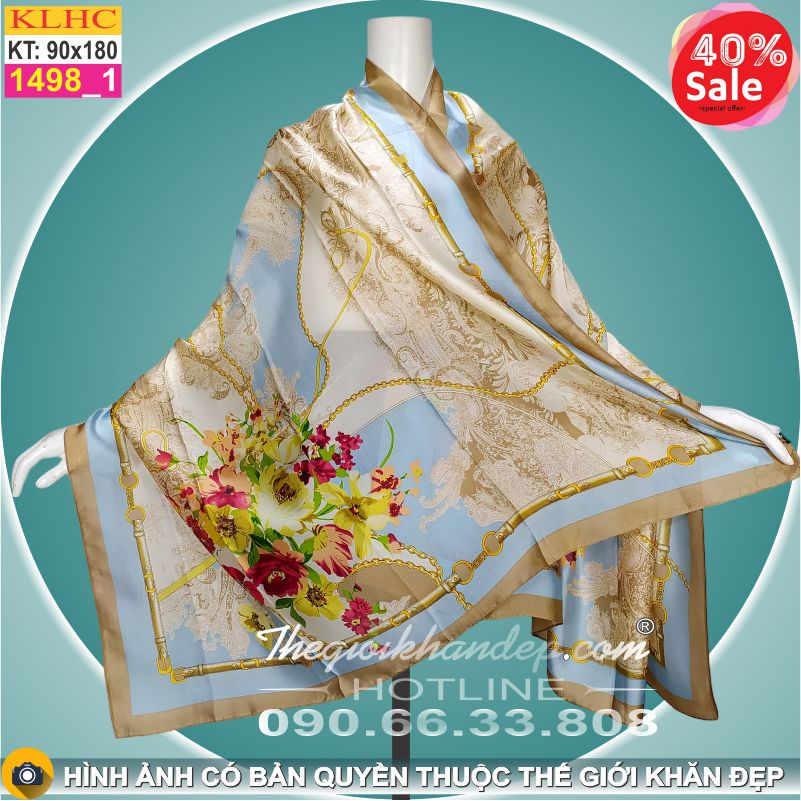 Khăn Choàng Cổ Lụa Thời Trang Thế Giới Khăn Đẹp KLHC 1086_4